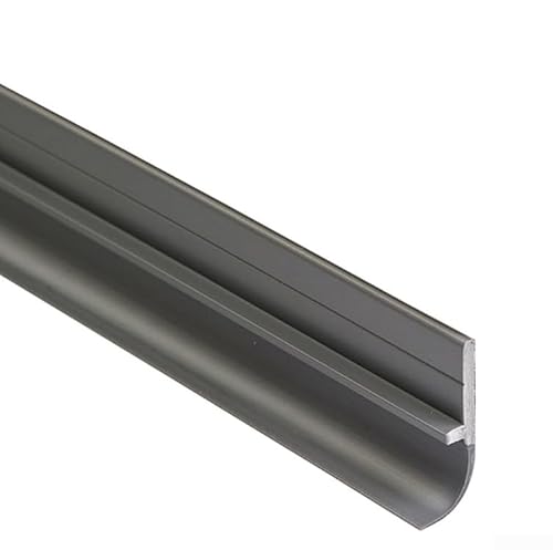Flexibler PVC-Türbodendichtungsstreifen, 90 x 4 cm, Windgeräuschunterdrückung, wetterfest, Untertürdichtung für Zuhause und Badezimmer (grau) von Gdfnmogo