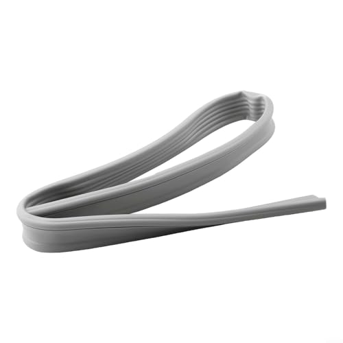 Frauen Türdichtung Zugluftstopper Streifen für Türen, Schalldämmung und kalte Zugluftstopper, schneidbar 100 cm, doppellagiges Design, installieren, Weiß/Braun/Grau (S Grau) von Gdfnmogo