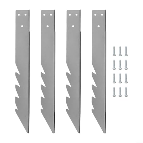 Gdfnmogo 4 Stück Bodenanker aus verzinktem Stahl für Schaukel, Gartenspielhäuser und Klettergerüst, rostbeständig, 400 x 42 x 42 mm, Befestigungen mit 12 Schrauben für Gdfnmogo 4 Stück Bodenanker aus verzinktem Stahl für Schaukel, Gartenspielhäuser und Klettergerüst, rostbeständig, 400 x 42 x 42 mm, Befestigungen mit 12 Schrauben für von Gdfnmogo