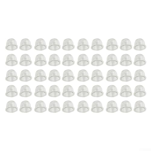 Gdfnmogo 50 Stück transparente PVC-Vergaser-Primerbirne, 19 mm, für Kraftstoffpumpe, kompatibel mit Kettensägen, für Laubbläser, Rasentrimmer, Freischneider und andere kleine Gdfnmogo 50 Stück transparente PVC-Vergaser-Primerbirne, 19 mm, für Kraftstoffpumpe, kompatibel mit Kettensägen, für Laubbläser, Rasentrimmer, Freischneider und andere kleine von Gdfnmogo