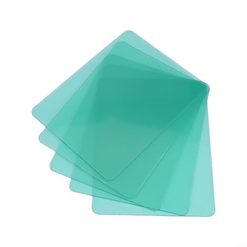 Gdfnmogo Auto Darkening Schweißhelm PC Linsenschutz 5 Pack Klare Schutzfolie Anti-Splash Shield Cover für TIG MIG Plasma Schneiden Mehrere Maße (115 x 88 mm) von Gdfnmogo