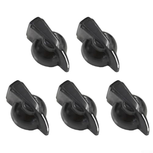 Gdfnmogo Bakelit-Potentiometer-Einstellknöpfe, 6 mm Schaftdurchmesser, Messingeinsatz, Zeigerkappen, schwarz, elektrische Schalterknöpfe für Audio-Ausrüstung, Elektronik, Heimwerken, 5 Stück Gdfnmogo Bakelit-Potentiometer-Einstellknöpfe, 6 mm Schaftdurchmesser, Messingeinsatz, Zeigerkappen, schwarz, elektrische Schalterknöpfe für Audio-Ausrüstung, Elektronik, Heimwerken, 5 Stück von Gdfnmogo