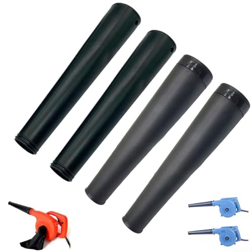 Gdfnmogo Ersatz-Luftkanalrohr für Laubbläser, 230 mm, 250 mm, kompatibel mit den meisten Laubbläsern, PVC, Schwarz, 2/4/6 Stück, Zubehör für Outdoor-Elektrogeräte (#3) von Gdfnmogo