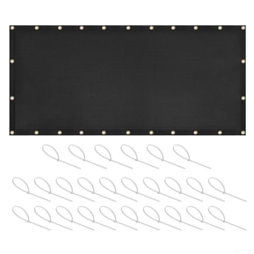 Gdfnmogo Feuerfester Grill-Hitzeschutz, Wandschutz für Grill, Geländer, Glasfaser-Silikonbeschichtung, hält 480 °C stand, leicht zu reinigen, öldichte Abdeckung (91,5 x 305 cm) von Gdfnmogo