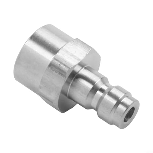 Gdfnmogo Für R134a Flaschenventilanschluss, Edelstahl, 7/16-20UNF, 1/4SAE-Gewinde auf 8 mm, Schnelladapter für Automobil-Klimaanlagen für HVAC und Kühlung Gdfnmogo Für R134a Flaschenventilanschluss, Edelstahl, 7/16-20UNF, 1/4SAE-Gewinde auf 8 mm, Schnelladapter für Automobil-Klimaanlagen für HVAC und Kühlung von Gdfnmogo