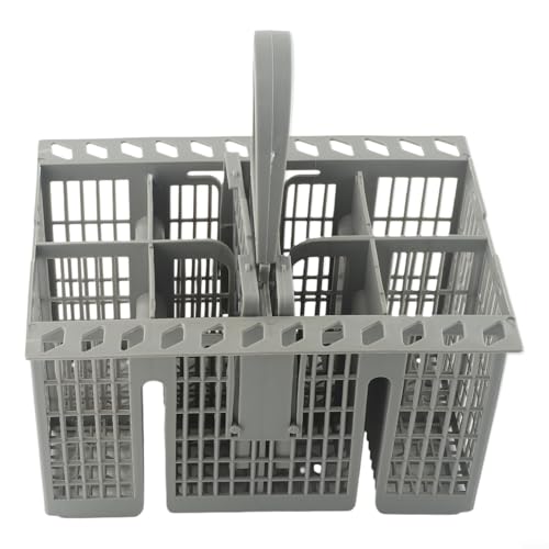 Gdfnmogo Geschirrspüler Besteckkorb C00257140 kompatibel mit grauem Kunststoff Abnehmbarer runder Griff Ersatzteil Besteckbehälter Gdfnmogo Geschirrspüler Besteckkorb C00257140 kompatibel mit grauem Kunststoff Abnehmbarer runder Griff Ersatzteil Besteckbehälter von Gdfnmogo