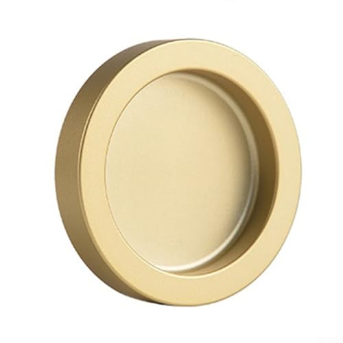Gdfnmogo Glasschiebetürgriff, Aluminiumlegierung, selbstbindend, Schrankgriff für Kleiderschrank, Küchenschrank, Schubladen, Möbelbeschläge, Schwarz-Gold-Finish, werkzeuglos (Gold, 9 mm) von Gdfnmogo
