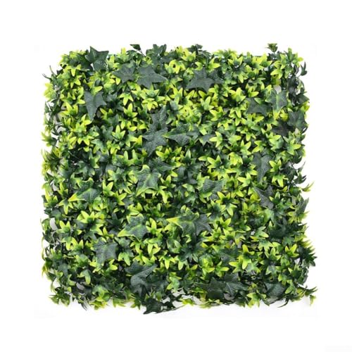 Gdfnmogo Grüner Kunstrasen, quadratisch, Kunststoff, Rasenteppich, für Innen- und Außenbereich, Wanddekoration für Garten, Balkon, Terrasse, Display 40 x 60 cm, 50 x 50 cm (#6) von Gdfnmogo