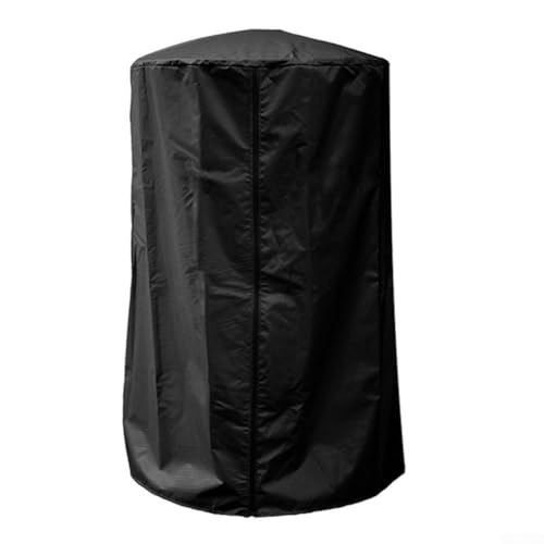 Gdfnmogo Heizungsabdeckung für den Außenbereich, 210D Oxford-Stoff, wasserdicht, regenfest, Staubschutz, 61 x 96,5 cm, Abdeckung für Terrasse, Gartenmöbel, wetterbeständig, Schwarz von Gdfnmogo