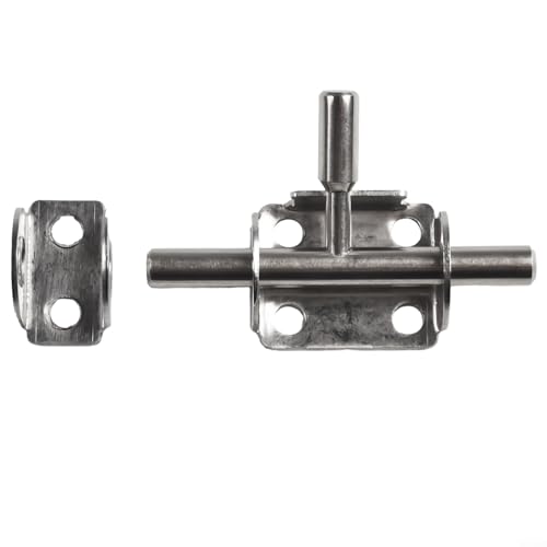Gdfnmogo Holz-Türriegel aus Edelstahl, Schiebeschloss, Sicherheits-Hardware für Zuhause, Büro, Möbel, Schrank, Tor von Gdfnmogo