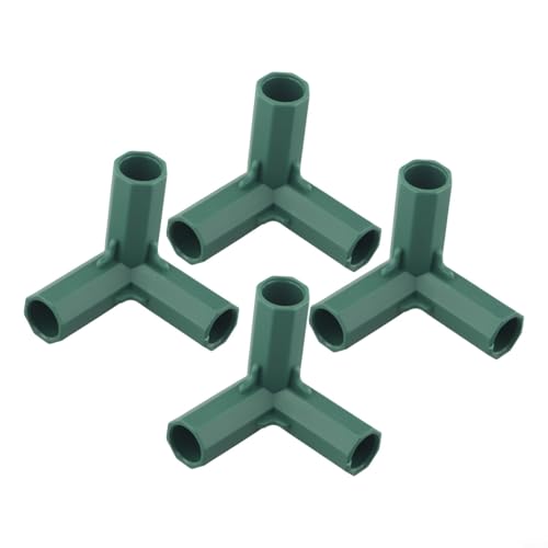 Gdfnmogo Kunststoff-Gewächshaus-Rahmenverbinder, 16–17 mm Innendurchmesser, PP-Struktur, Gelenkadapter für Garten, Folientunnel, Frühbeete, Regale, Möbel und Heimwerker im Freien (A Gdfnmogo Kunststoff-Gewächshaus-Rahmenverbinder, 16–17 mm Innendurchmesser, PP-Struktur, Gelenkadapter für Garten, Folientunnel, Frühbeete, Regale, Möbel und Heimwerker im Freien (A von Gdfnmogo