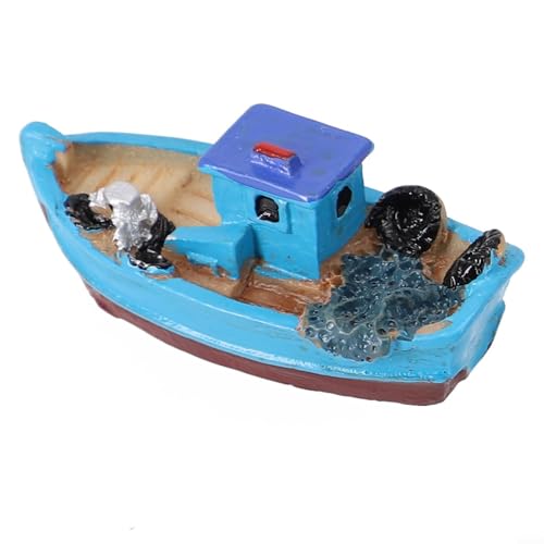 Gdfnmogo Miniatur-Angelboot-Modell aus Kunstharz, Ornament für Zuhause, Tischdekoration, nautische Schiffsfigur für Schreibtisch-Display und Gartendekoration, zufällige Farbe, ca. 5 x 7 x 12 cm von Gdfnmogo