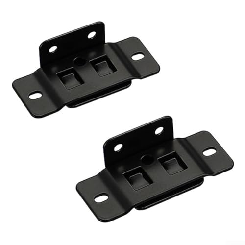 Gdfnmogo Möbelverbinder-Halterungen, Metall, L-förmig, 90 Grad, ineinandergreifende Hardware, fester Verschluss, 2-in-1-Einsatz für Couch, Loveseat Recliner (schwarz) von Gdfnmogo