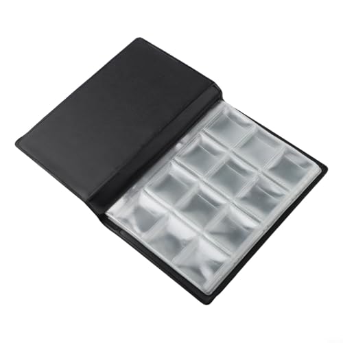 Gdfnmogo Münzsammelalbum aus PVC mit 120 Taschen für Sammler, 10 Seiten, kompaktes Sichtbuch für Medaillen, Token und Gedenkmünzen, schwarzer Aufbewahrungs-Organizer Gdfnmogo Münzsammelalbum aus PVC mit 120 Taschen für Sammler, 10 Seiten, kompaktes Sichtbuch für Medaillen, Token und Gedenkmünzen, schwarzer Aufbewahrungs-Organizer von Gdfnmogo
