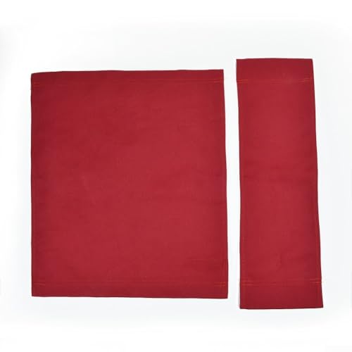 Gdfnmogo Outdoor Canvas Regiestuhlbezüge, Ersatz-Set, langlebiges Gartensitz- und Rückenlehnentuch für Terrassenstühle und Bänke, wetterbeständiger Stoff in mehreren Farben (Rot von Gdfnmogo