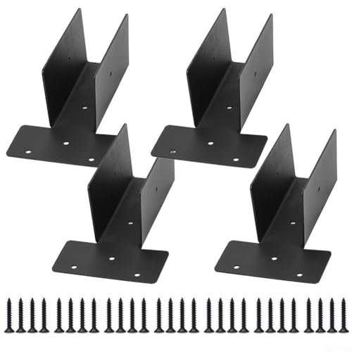 Gdfnmogo Pergola Side Top Mount Bracket Kit, 2x4 Holzbalken Karbonstahl obere Gelenkverbinder, schwarz beschichtet für Pavillon, Terrasse, Schuppen, Garten und Outdoor Holz Gdfnmogo Pergola Side Top Mount Bracket Kit, 2x4 Holzbalken Karbonstahl obere Gelenkverbinder, schwarz beschichtet für Pavillon, Terrasse, Schuppen, Garten und Outdoor Holz von Gdfnmogo