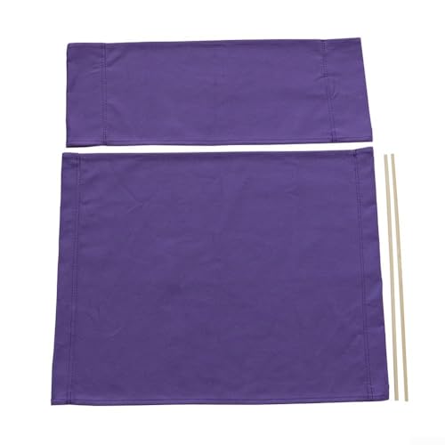 Gdfnmogo Praktisches Stuhlhussen-Set mit Holzteilen für Regisseure, Angeln und Picknickstühle (lila) von Gdfnmogo