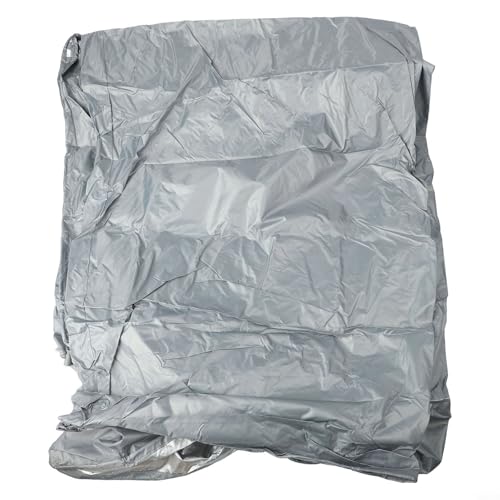 Gdfnmogo Quadratische Abdeckkappe für Whirlpool, 220 x 220 x 30 cm, wasserdicht, staubdicht, 190T, silberbeschichtetes Gewebe mit Zugschnur, sicherer Sitz für Spa, Schutz vor Regen von Gdfnmogo