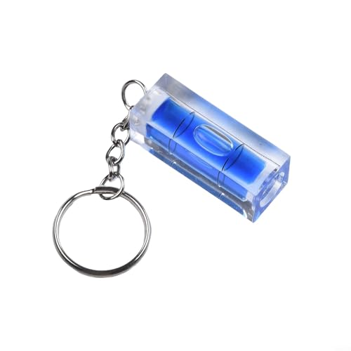 Gdfnmogo Quadratische Wasserwaage Acrylglas Spirit Bullseye Neigungsmesser, Werkzeug, grün, horizontal, T-Typ, Präzisionsmesswaage für Bilderrahmen, Wandbilder, Wand (blau) von Gdfnmogo