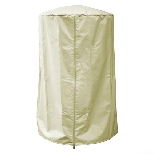 Gdfnmogo Robuste Gas-Pyramide-Abdeckung für Terrassenheizer, wasserdichtes Oxford-Gewebe, für den Außenbereich, mit winddichtem Teleskopseil, 61 x 96,5 cm Bodendurchmesser (beige) von Gdfnmogo