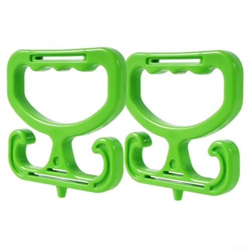 Gdfnmogo Robuster Einkaufstaschengriff, 2er-Pack mit ergonomischem Design, unterstützt bis zu 36,3 kg Tragkraft für Lebensmitteleinkäufe und Heimgebrauch, ABS-Material Gdfnmogo Robuster Einkaufstaschengriff, 2er-Pack mit ergonomischem Design, unterstützt bis zu 36,3 kg Tragkraft für Lebensmitteleinkäufe und Heimgebrauch, ABS-Material von Gdfnmogo