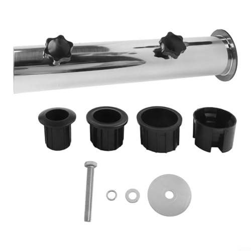Gdfnmogo Robuster Schirmständer aus Granit mit verstellbaren PVC-Hülsen für den Außenbereich, Terrasse, Garten, winddichter Schirmständer, kompatibel mit verschiedenen Stangengrößen von Gdfnmogo