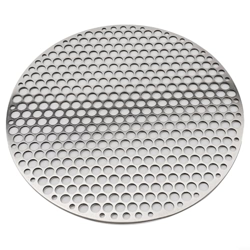 Gdfnmogo Rundes Grillnetz aus Edelstahl, Grillrost in verschiedenen Größen, Kühl- und Bratendraht-Rost für Grill, Backen, Dämpfen, Trocknen, Ofen und Holzkohlegrill Kochen (26 cm) von Gdfnmogo