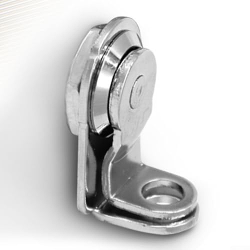 Gdfnmogo Schrankschloss aus Zinklegierung, 16 mm, 20 mm, 25 mm, 30 mm, Vorhängeschloss für Schließfächer, Vitrinen, Geldautomaten, Tresore, Silber (30 mm) von Gdfnmogo