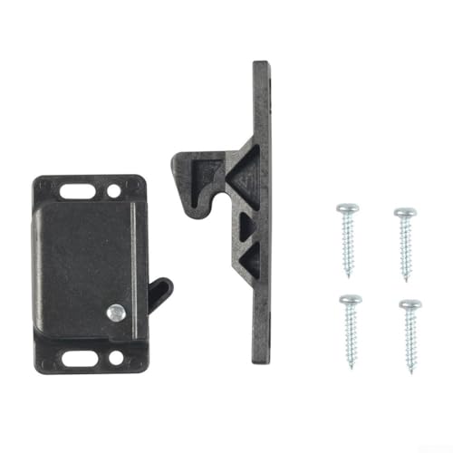 Gdfnmogo Schranktürschloss-Set für Wohnmobile, Wohnwagen, Wohnmobil, Schubladenriegel, ABS-Konstruktion, schwarzes Finish, 72 x 28 mm, einfache Installation mit Schrauben im Lieferumfang enthalten (1 Gdfnmogo Schranktürschloss-Set für Wohnmobile, Wohnwagen, Wohnmobil, Schubladenriegel, ABS-Konstruktion, schwarzes Finish, 72 x 28 mm, einfache Installation mit Schrauben im Lieferumfang enthalten (1 von Gdfnmogo