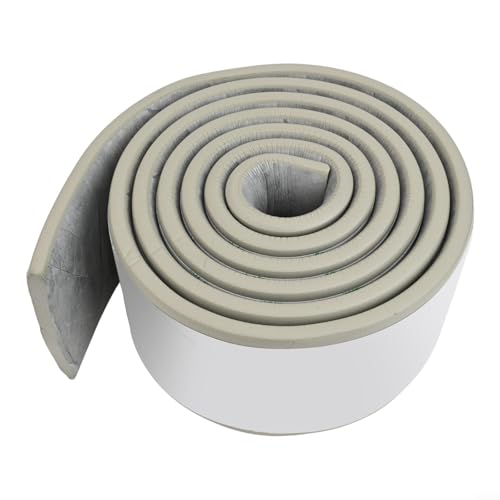 Gdfnmogo Selbstklebende Sockelleiste mit Marmormuster, Wand-Eckenschutzstreifen, dekorative Abdeckung, Bodenleiste für Zuhause, Küche, Theke, Gasrohr (graue Textur) von Gdfnmogo