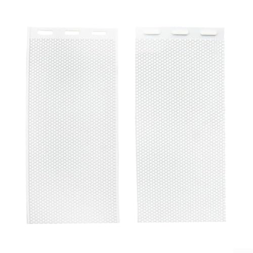 Gdfnmogo Silikon-Bienenwachs-Form-Imkerei-Foundation-Pressform-Set, Silikon-Waben-Wachs-Werkzeug für Bienenstock-Wartung, mit 2 großen Vorlagen (44 x 27 cm, weiß) von Gdfnmogo