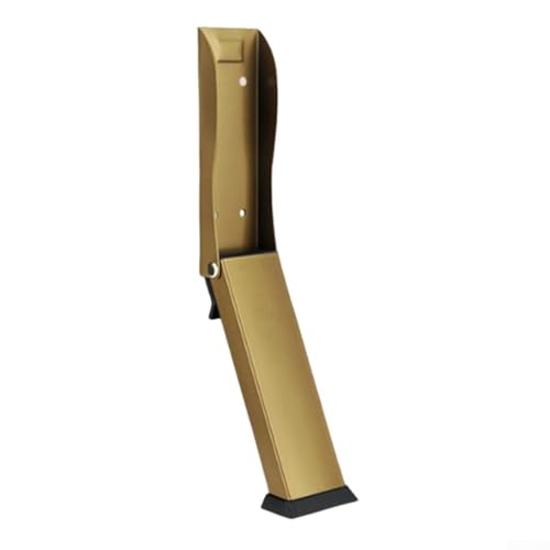 Gdfnmogo Stanzfreier Türstopper aus Edelstahl, winddicht, leises Türkeil, faltbares Design, mehrere Farben, für drinnen und draußen, einfache Lagerung (Gold) von Gdfnmogo