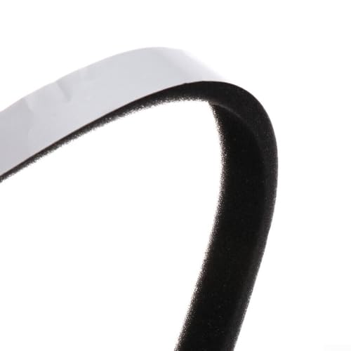 Gdfnmogo Türdichtungsstreifen, 4 m, Schaumstoff, Wetterstreifen, Zugluftstopper, winddicht, Schalldämmung für Flügel, Fenster, Türen, Heimwerker (1,5 cm, 2 Rollen) von Gdfnmogo