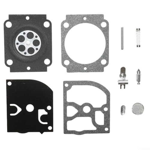 Gdfnmogo Vergaser-Membrandichtungs-Reparatursatz für C1M Vergaser S141-S267, kompatibel mit BG56 BG66 BG86 für Laubbläser, inklusive 4 Dichtungen und 5 Reparaturteilen von Gdfnmogo