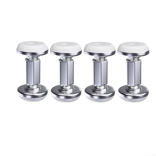 Gdfnmogo Verstellbare Bettrahmen-Stopper mit Gewinde für Wandschutz und Möbelstabilität, Anti-Shake-Werkzeug für Betten, Schränke, Sofas und Stühle (56–76 mm) von Gdfnmogo