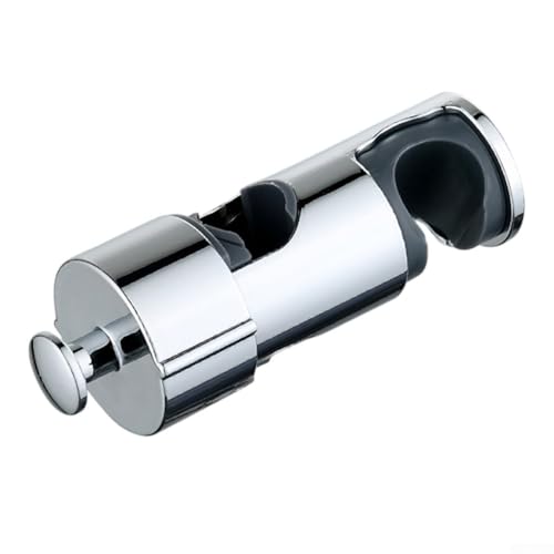 Gdfnmogo Verstellbarer Duschkopfhalter, kein Bohren, Haken-Design für Badezimmer, Duschstange, 16–27 mm Durchmesser, ABS-Material, einfache Installation, sicherer Griff, Aufbewahrungslösung (Silber) Gdfnmogo Verstellbarer Duschkopfhalter, kein Bohren, Haken-Design für Badezimmer, Duschstange, 16–27 mm Durchmesser, ABS-Material, einfache Installation, sicherer Griff, Aufbewahrungslösung (Silber) von Gdfnmogo