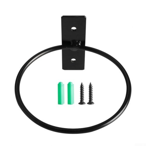 Gdfnmogo Wandmontierte Pflanzenhalter-Ringe, Metall-Blumentopf-Aufhänger, Halterungen für Garten, Balkon, Outdoor, Innenpflanzen, Eisenkonstruktion mit abgerundeten Kanten, 4 Stück (15,2 cm) von Gdfnmogo