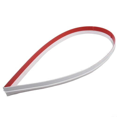 Gdfnmogo Wetterabisolierung unter der Tür, schalldicht, Gummi-Unterseite, wasserdicht, PVC, hart, weich, Doppelmaterial-Design für 0–18 mm Lücke, Heimwerker (weiß) von Gdfnmogo