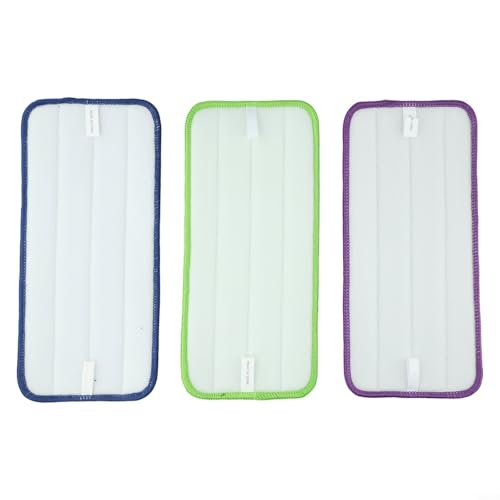 Gdfnmogo Wiederverwendbare Mikrofaser-Wischmopp-Pads für Swiffer WetJet Hartholz- und Bodensprühmopp, waschbare Reinigungstücher, Nachfüllpackungen, kompatibel mit 25,4 - 30,5 cm Mops (6 Stück) von Gdfnmogo