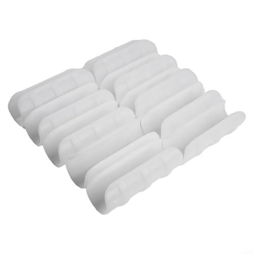 Gewächshaus-Folien-Clips für 19/20/25 mm Rahmenrohre, ABS-Kunststoff-Rohrschellen zur Sicherung von Gewächshausfolie oder Sonnenschutznetz, langlebig, rostfrei, hohe Temperaturen, 20 Stück Gewächshaus-Folien-Clips für 19/20/25 mm Rahmenrohre, ABS-Kunststoff-Rohrschellen zur Sicherung von Gewächshausfolie oder Sonnenschutznetz, langlebig, rostfrei, hohe Temperaturen, 20 Stück von Gdfnmogo