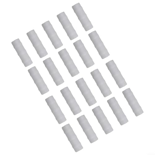 Gewächshaus-Kunststoff-Klemmverbinder für Folien, Netze, Reihenabdeckungen oder Tunnel-Reihen-Clips, langlebige ABS-PC-Rohrschellen für 19–33 mm Rahmenstützen, Rost (20 mm), 20 Stück von Gdfnmogo