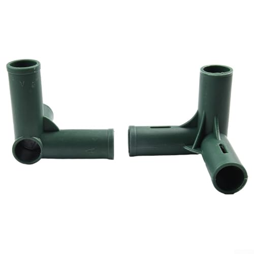 Gewächshaus-Rahmenverbindungen, 19 mm Innendurchmesser, robuste Kunststoff-Rohrverschraubungen für PVC- oder Metallrohre, Gartenstruktur, Stützhalterungen für Blumen (1#), 8 Stück von Gdfnmogo
