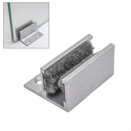 Glasschiebetür-Bodenführungsschiene mit Plüschfutter zur Geräuschreduzierung, Zinklegierung, kompatibel mit 0-14 mm dicken Glastüren für Dusch- und Raumteiler-Anwendungen Glasschiebetür-Bodenführungsschiene mit Plüschfutter zur Geräuschreduzierung, Zinklegierung, kompatibel mit 0-14 mm dicken Glastüren für Dusch- und Raumteiler-Anwendungen von Gdfnmogo