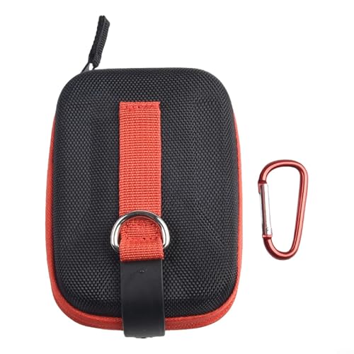 Golf-Entfernungsmesser-Tasche mit sicherem Magnetverschluss, stoßfestes Design (rot) von Gdfnmogo