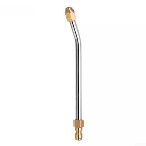 Hochdruckreiniger, abgewinkelte Lanze Verlängerung, Sprühstabdüse, 30°/90°/U-förmiger Edelstahl-Aufsatz, 1/4-Zoll-Schnellanschluss für gasbetriebene Waschmaschinen bis 5000 (30 Grad) von Gdfnmogo