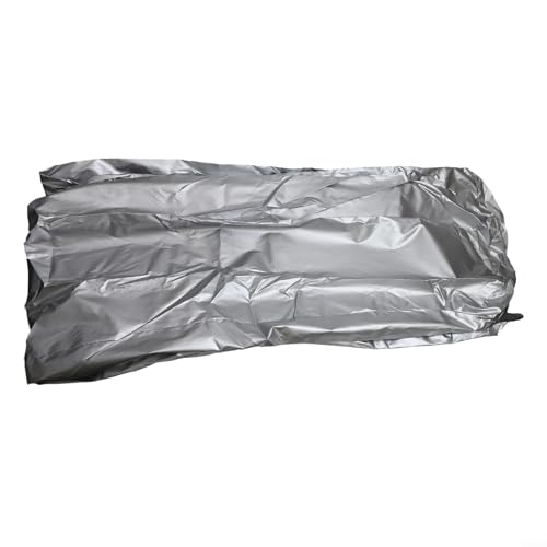 Klappbare Leiterabdeckung, wasserdicht, Staubschutz, 210D-Oxford-Stoff mit verstellbarem Kordelzug für Aufbewahrung im Freien, 50 x 174 x 6,5 cm, Reinigungsmittel (grau) von Gdfnmogo
