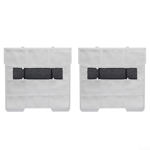 Klimaanlagen-Filterzubehör für den Innenbereich, Anti-Staub-Netz für Midea hängende Wand-Wechselstrom-Einheiten – 2 Stück Kunststoff (28,7 x 27 cm) von Gdfnmogo