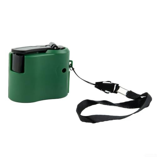 Kompakter USB-Handkurbelgenerator, perfekter Begleiter für Outdoor-Aktivitäten (grün) von Gdfnmogo
