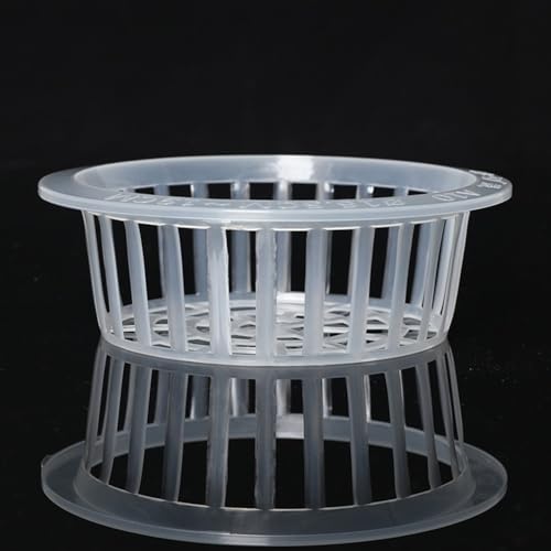 Kunststoff-Mesh-Topf-Klonkörbe für erdlosen Anbau in Aquarien für Gemüse und Blattgrün (10 Stück) von Gdfnmogo