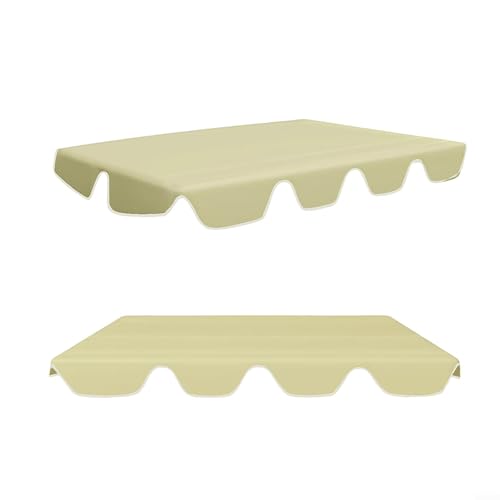 Leichtes Ersatzdach für Schaukelstuhl, passend für 2- oder 3-Sitzer, wasserdichter Schutz (164 x 114 x 15 cm für 2 Personen) von Gdfnmogo